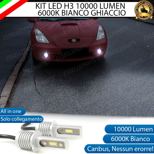 Kit Full LED H3 10000 Lumen Fendinebbia TOYOTA CELICA II