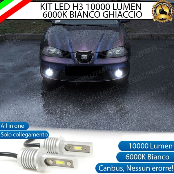 Kit Full LED H3 10000 Lumen Fendinebbia SEAT IBIZA 6L