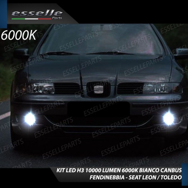 Kit Full LED H3 10000 Lumen Fendinebbia SEAT LEON I