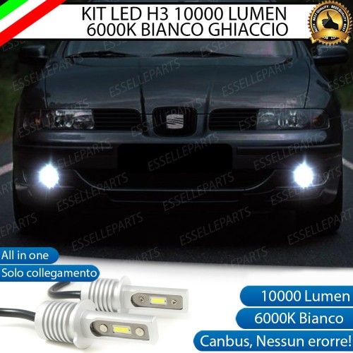 Kit Full LED H3 10000 Lumen Fendinebbia SEAT LEON I