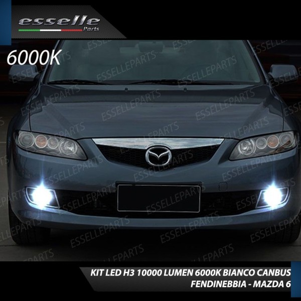 Kit Full LED H3 10000 Lumen Fendinebbia MAZDA 6