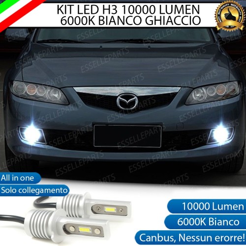 Kit Full LED H3 10000 Lumen Fendinebbia MAZDA 6
