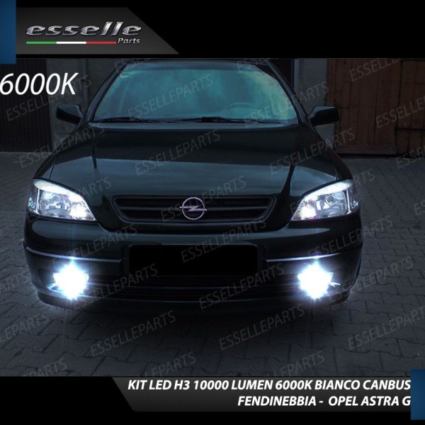 Kit Full LED H3 10000 Lumen Fendinebbia OPEL ASTRA G