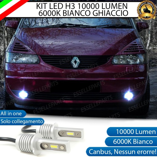 Kit Full LED H3 10000 Lumen Fendinebbia RENAULT AVANTIME