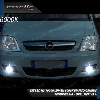 Kit Full LED H3 10000 Lumen Fendinebbia OPEL MERIVA B Kit Full LED H3 10000 Lumen Fendinebbia OPEL MERIVA B