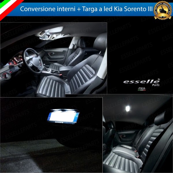 Led interni + Targa per Kia Sorento MK3