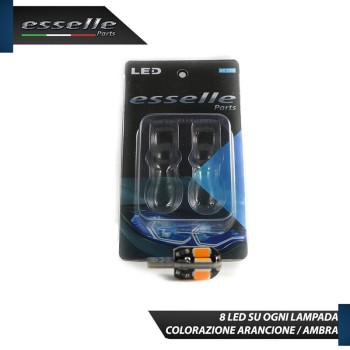 Coppia lampade T10 W5W da 8 LED Canbus Per Frecce