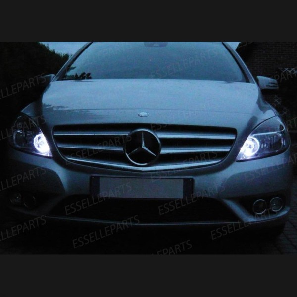 Coppia luci posizione T10 W5W 5 LED canbus 6000K Mercedes Classe B W246 Pre-Restyling