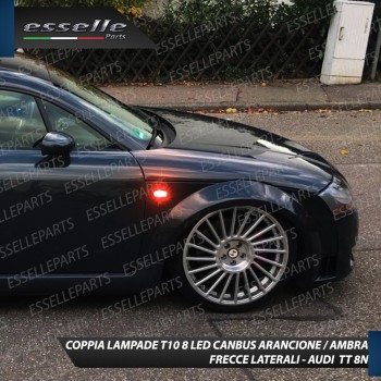Coppia Lampade T10 W5W 8 LED per Frecce Laterali Audi TT 8N