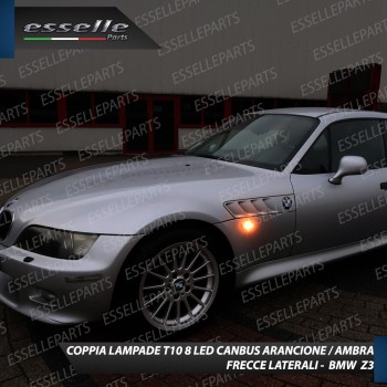 Coppia Lampade T10 W5W 8 LED per Frecce Laterali BMW Z3 E36