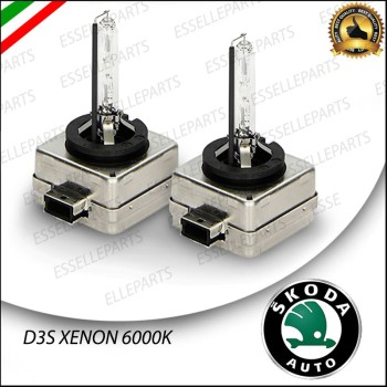 Coppia lampade D3S SKODA SUPERB III 6000K