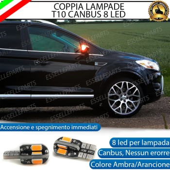 Coppia Lampade T10 W5W 8 LED per Frecce Laterali Ford Kuga 1