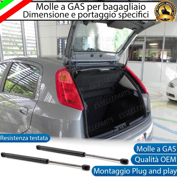 Ammortizzatori molle a gas pistoncini portellone bagagliaio FIAT GRANDE PUNTO