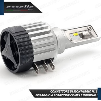 Kit LED H15 per Fiat 124 Spider Abbaglianti / Luci Diurne 7200 LM Canbus 6000K