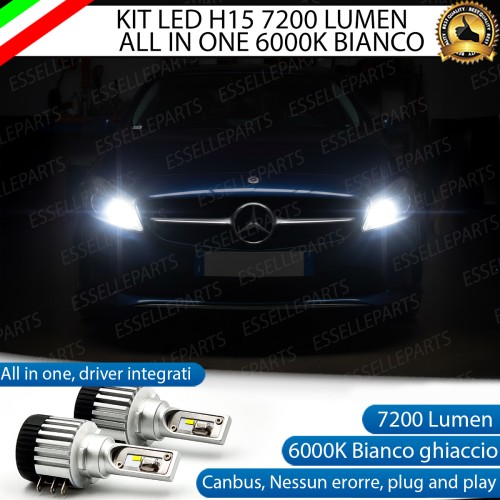 Kit LED H15 per Mercedes CLA W117 Abbaglianti / Luci...