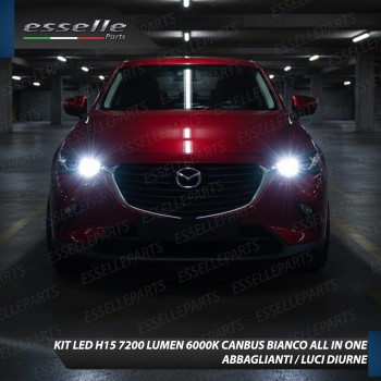 Kit Full LED H15 per Mazda CX-3 7200 Lumen 6000K