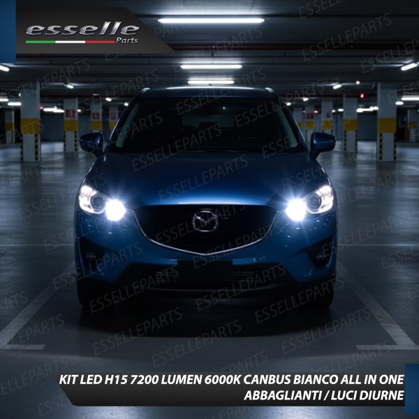 Kit Full LED H15 per Mazda CX-5 7200 Lumen 6000K