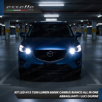 Kit Full LED H15 per Mazda CX-5 7200 Lumen 6000K