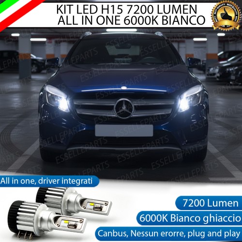 Kit LED H15 per Mercedes GLA X156 Abbaglianti / Luci...