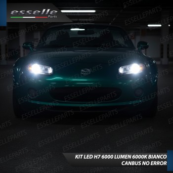 Kit LED H7 Mazda MX-5 MK3 6000K 6000 Lumen Canbus Compatte
