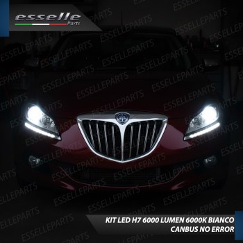 KIT LED H7 per Lancia Delta MK3 Anabbaglianti 6000 Lumen 6000K ALL IN ONE Canbus