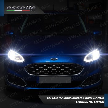 KIT LED H7 per Ford Fiesta MK7 Anabbaglianti 6000 Lumen 6000K ALL IN ONE Canbus