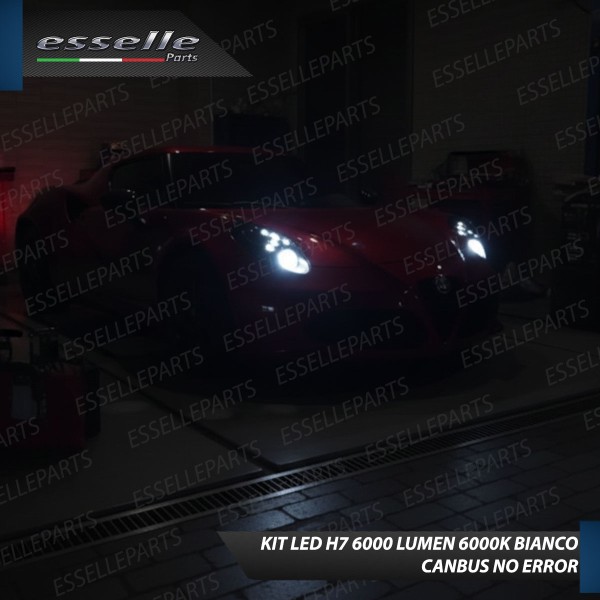 KIT LED H7 per Alfa Romeo 4C Anabbaglianti 6000...