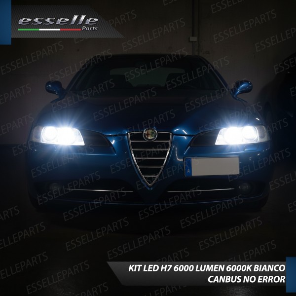 Kit LED H7 Alfa Romeo 166 Restyling 6000K 6000 Lumen Canbus