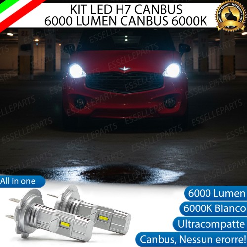 KIT LED H7 per Chatenet CH 40 Anabbaglianti 6000 Lumen 6000K ALL IN ONE Canbus