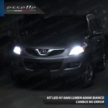 KIT LED H7 per Great Wall HOVER 5 Anabbaglianti 6000 Lumen 6000K BIANCO Canbus