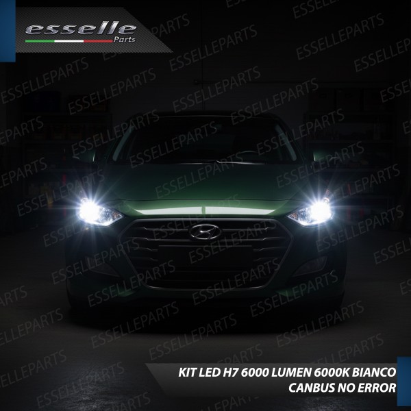 Kit LED H7 Hyundai I30 MK2 6000K 6000 Lumen Canbus Compatte