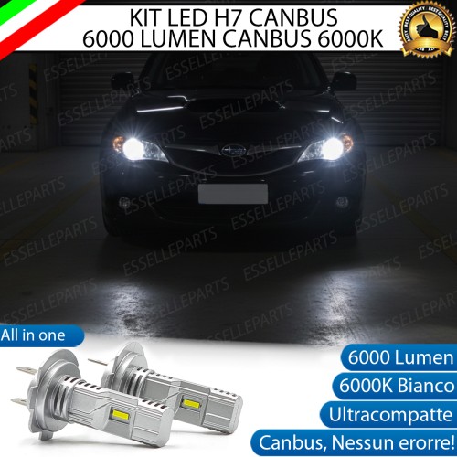 KIT LED H7 per Subaru Impreza GE GH GR Anabbaglianti 6000 Lumen 6000K Canbus