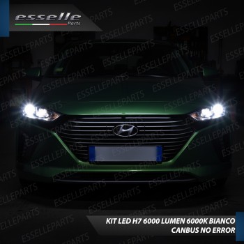 KIT LED H7 per Hyundai Ioniq Anabbaglianti 6000 Lumen 6000K ALL IN ONE Canbus