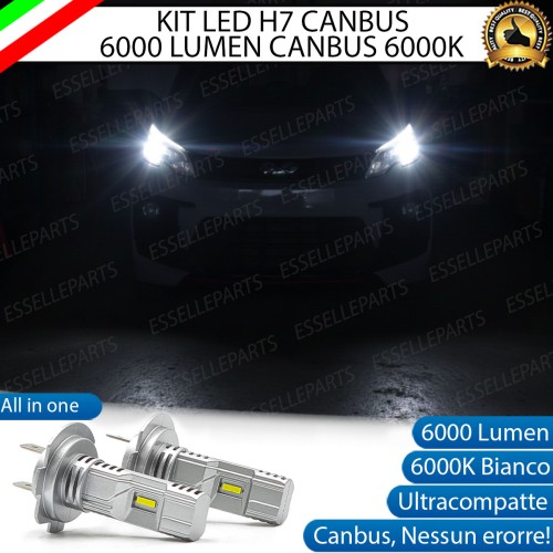 KIT LED H7 per Ligier JS60 Anabbaglianti 6000 Lumen 6000K ALL IN ONE Canbus