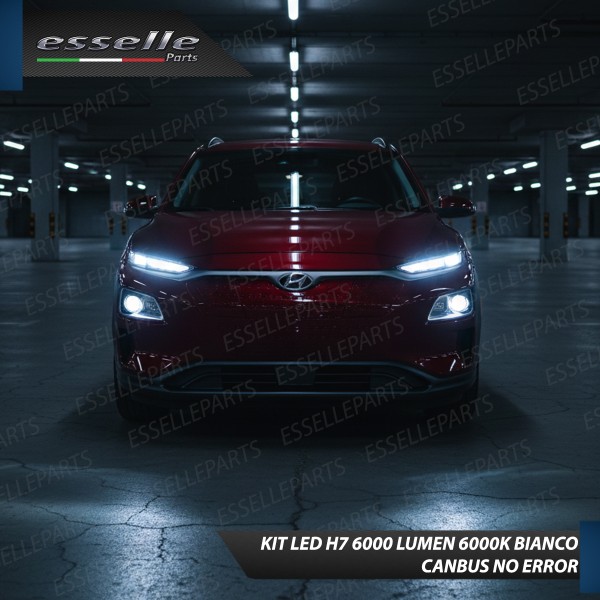 Kit LED H7 Hyundai Kona Electric 6000K 6000 Lumen Canbus