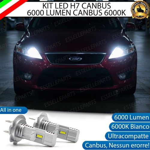 KIT LED H7 per Ford Mondeo MK3 Anabbaglianti 6000 Lumen 6000K ALL IN ONE Canbus