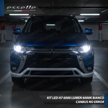 KIT LED H7 Mitsubishi Outlander MK3 Restyling Anabbaglianti 6000 LM 6000K Canbus