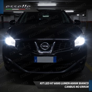 Kit LED H7 Nissan Qashqai J10 Restyling 6000K 6000 LM Canbus