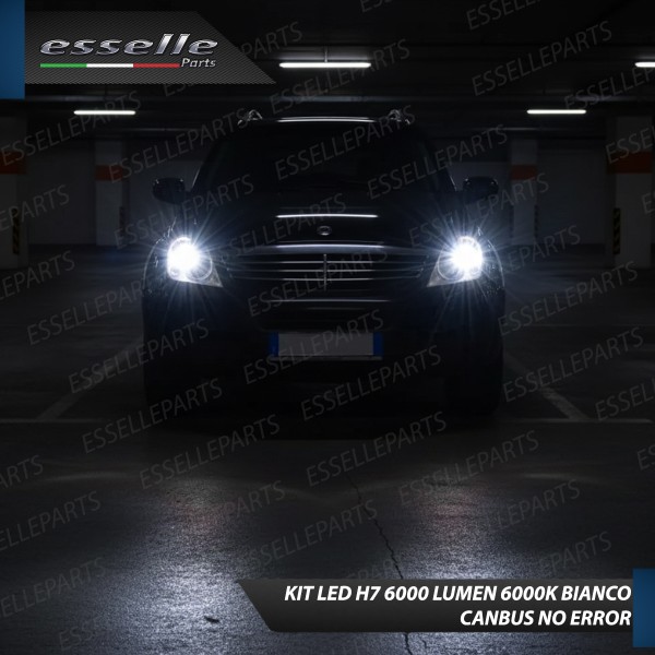 Kit LED H7 Ssangyong Rexton 6000K 6000 Lumen Canbus Compatte
