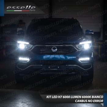Kit LED H7 Ssangyong Rexton MK3 6000K 6000 Lumen Canbus