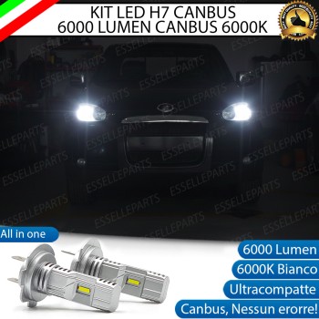 KIT LED H7 per Great Wall STEED Anabbaglianti 6000 Lumen 6000K ALL IN ONE Canbus