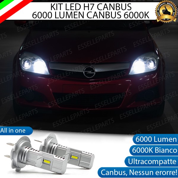Kit LED H7 Opel Tigra Twin Top 6000K 6000 Lumen Canbus