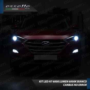 KIT LED H7 per Hyundai Tucson MK3 Anabbaglianti 6000 Lumen 6000K Canbus