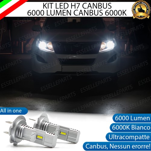 KIT LED H7 per Mahindra XUV500 Restyling Anabbaglianti 6000 Lumen 6000K Canbus