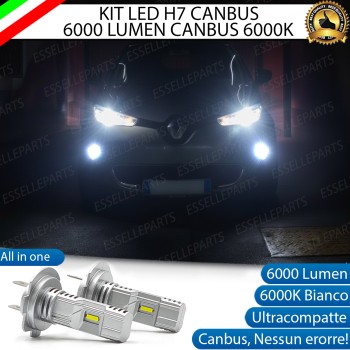Kit LED H7 Renault Zoe 6000K 6000 Lumen Canbus Compatte