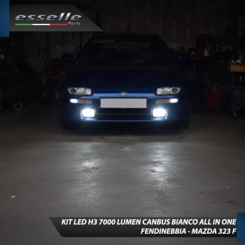 Kit Full LED H3 7000 Lumen Fendinebbia Mazda 323 F