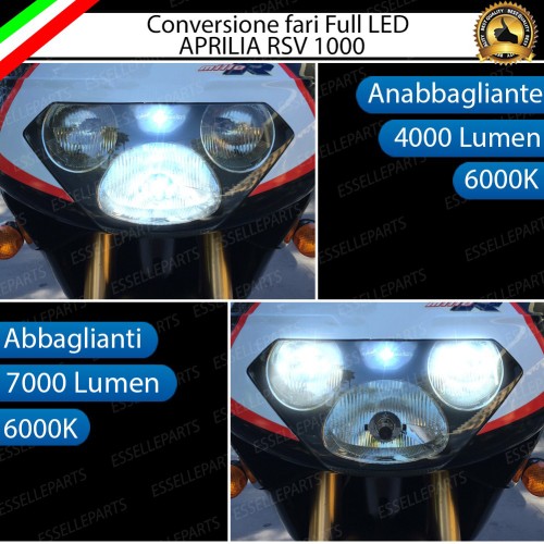 Conversione Fari Full LED per APRILIA RSV 1000 1998-1999