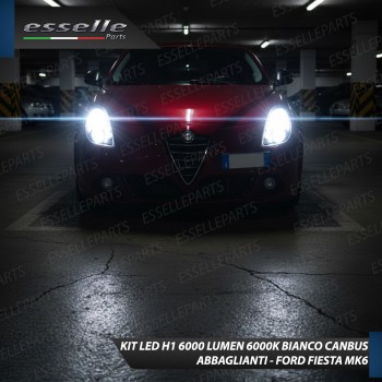 Kit Led H1 Abbaglianti Alfa Giulietta dal 2014 6000 Lumen 6000k Bianco Canbus