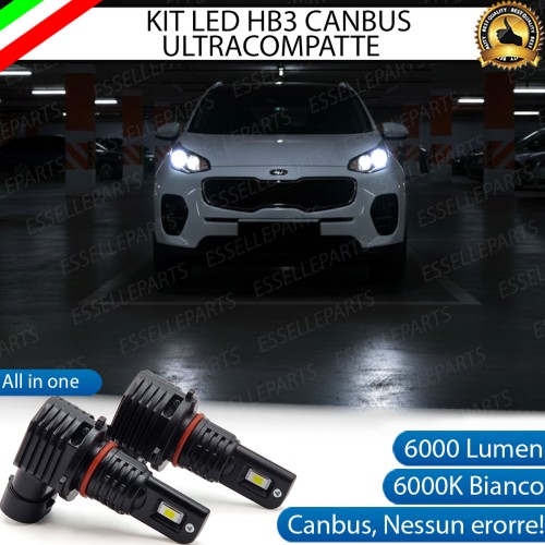 Kit LED HB3 per Kia Sportage 4 6000 Lumen 6000K Canbus