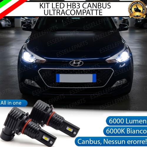 Kit LED HB3 per Hyundai I20 MK2 6000 Lumen 6000K Canbus